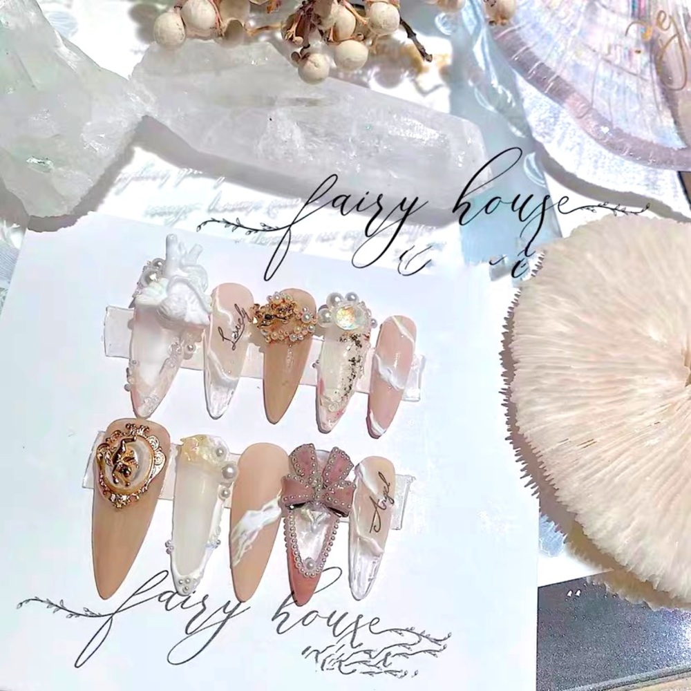 gel effect artificial nail sticker